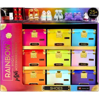 Dětské zboží Rainbow High Kolekce Luxusních Bot Display 27 párů