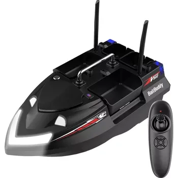 RC model lodě Flytec V802 návnadová loď s baterií 12000 mAh (černá)