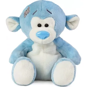 plyšák Plyšová opička Jester s modrým nosem