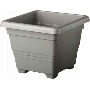 Květináč Obal na květináč 40 cm plast šedý