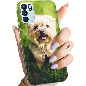 Pouzdro na mobilní telefon Zadní Kryt Hello Case pro Oppo Reno6 5G béžový