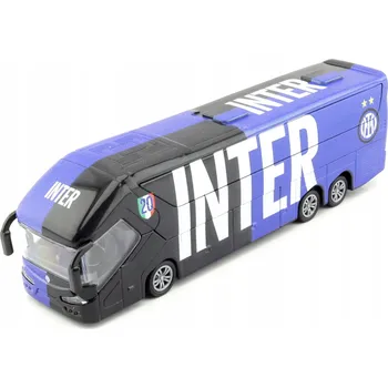 autíčko Kovový model Autobus FC Inter Milán s otevíracími dveřmi 1:43 PullBack