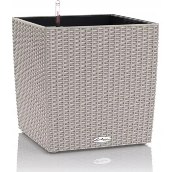 Květináč Květináč plast béžový Lechuza 39 cm x 39 cm x 40 cm