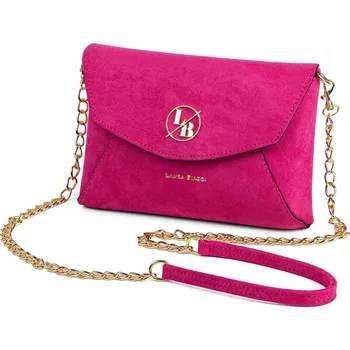 Kabelka Laura Biaggi kabelka psaníčko eko kůže růžové