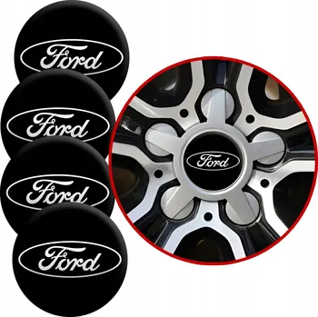 Poklice na kolo FORD 60mm Emblémy Samolepky Poklice na Alufelgy středové krytky sr.