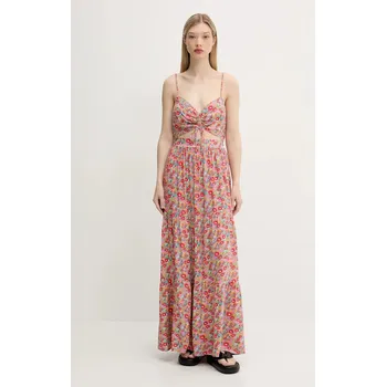 Dámské šaty Šaty Rip Curl LAS DALLAS růžová barva, maxi, 06SWDR 30X, vel. S