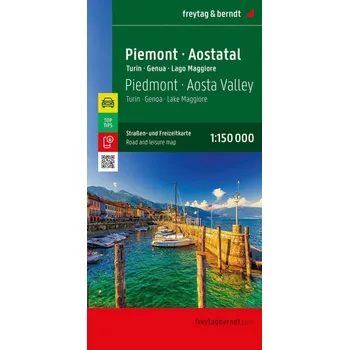 Piemont – údolí Aosta 1:150 000 / automapa + rekreační mapa