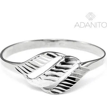 Prsten Zlatý prsten z bílého zlata