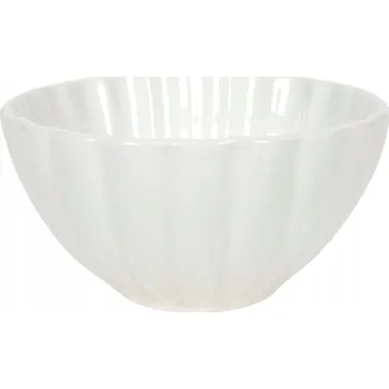 Miska pro psa Keramická miska FLOWER WHITE, 350 ml