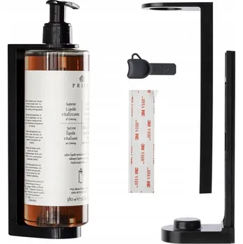 Dávkovač mýdla Prija nástěnný držák dávkovač univerzální na kosmetiku GFL 380 ml černý