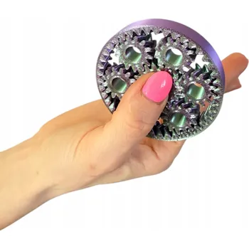 Gadget Fidget Spinner s ozubenými koly 75 mm, 3D tisk – skvělá antistresová hračka