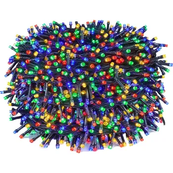 Vánoce Vánoční Osvětlení Na Stromeček 1000 LED MULTICOLOR venkovní / vnitřní, 8 režimů, 72 m