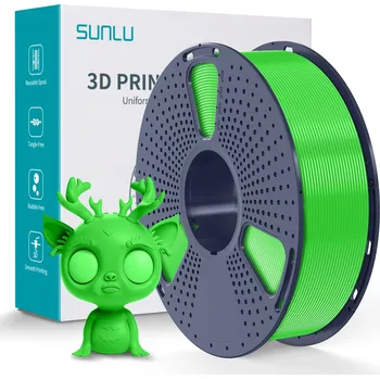 Filament PLA filament+ Sunlu 1,75 mm 1 kg zelený
