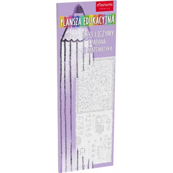 Vrták XXL Podlahová omalovánka 1,2,3 Počítáme - Zábava s matematikou Monumi