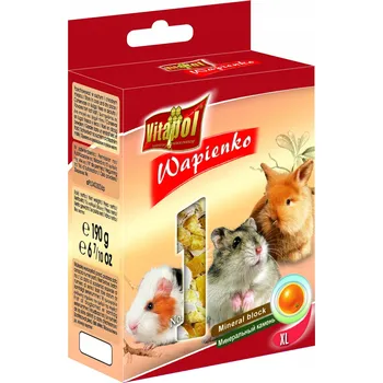 Krmivo pro hlodavce Vitapol pochoutka vápno 0,19 kg křeček, osmák degu, králík, myš, pískomil, potkan, činčila, morče