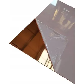 Zrcadlo 500x300x2mm ZLATÉ PLEXI ZRCADLO 50x30cm 500x300mm PMMA ZLATÉ ZRCADLO 2mm PLEXISKLO