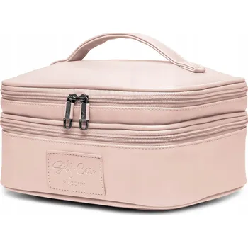 Podprsenka PUCCINI Dámská cestovní kosmetická taška Kufřík Organizér Růžová QML015-3C