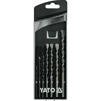 Vrták SADA VRTÁKŮ DO BETONU 7 DÍLNÁ YT-4390 YATO