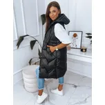 Dlouhá prošívaná vesta LARIS TY2830 Barva: Černá, Velikost: XL
