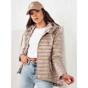 Dámská softshellová bunda Dámská prošívaná bunda VANLY TY4269 Barva: Béžová, Velikost: S