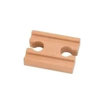 Dřevěná hračka Dřevěná konkávní kolej 5,7 x 4 x 1,2 cm Náhradní díl pro vlakovou dráhu Přídavná kompatibilní kolej pro rozšíření dřevěné železniční tratě