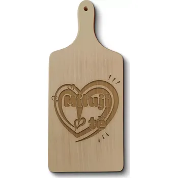 Kuchyňské prkénko Sablio Prkénko Miluji tě srdce