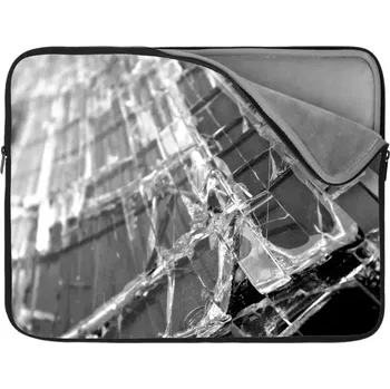 pouzdro na notebook Sablio Obal na notebook Rozbité sklo - 13"