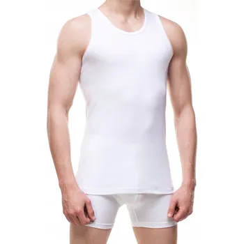 Cornette tílko 213 kulatý výstřih na ramínka bílé barvy velikost XXL