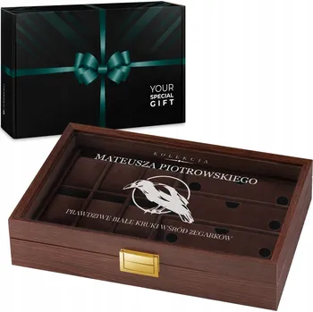 Dárková krabička Krabička Krabička na hodinky a brýle Pouzdro s gravírováním Dárek pro muže