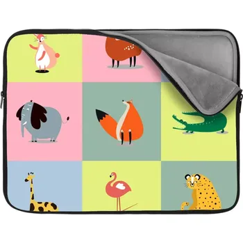 pouzdro na notebook Sablio Obal na notebook Zvířátka ze Zoo - 13"