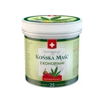 Masážní přípravek Herbamedicus Švýcarská koňská mast s konopím hřejivá 500 ml