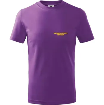 Kriminalistický technik - Tričko dětské bavlněné - 98 cm / 2 roky ( Fialová )