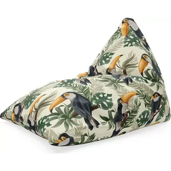 Sedací pytel Sablio Sedací vak Triangl Tukan: 120 x 100 x 100 cm