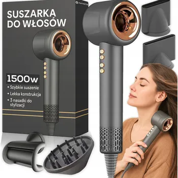 Fén Fén na vlasy s ionizací 1600W, 4 magnetické nástavce, 12 režimů