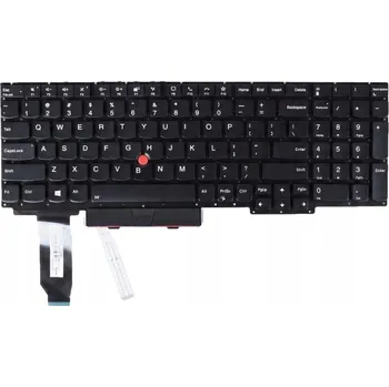 Náhradní klávesnice pro notebook KLAWIATURA LENOVO E15 G1 G2 G3 G4 LED PCALL pro IBM, Lenovo