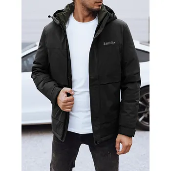 Dstreet Pánská bunda zimní s kapucí TX4908 Barva: Černá, Velikost: 3XL