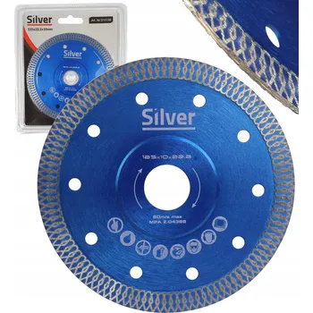 Řezný kotouč Řezný kotouč SilverTools S10198 125 mm na dlažbu/gres
