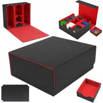 Peněženka Velká kapacita Pouzdro na karty pro MTG, YuGiOh, sportovní karty – na více než 1600 karet