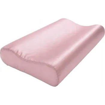 Polštář Povlak na ortopedický polštář Meravil, růžový, 34 x 52 cm