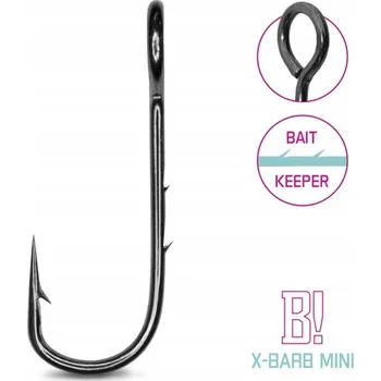 Rybářský háček Spinningové háčky s protihrotem Delphin BARB MINI 8 ks