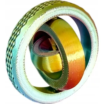 Figurka Gyroskop hračka, Fidget Toy 55 mm, 3D tisk – Unikátní antistresová hračka