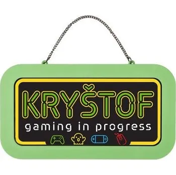 ALBI Neonová cedulka se jménem - Kryštof