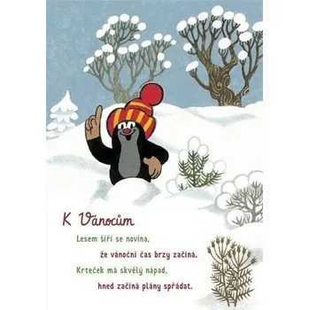 ALBI Přání M - Krtek o Vánocích