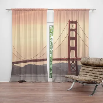 Závěs Sablio Závěs Golden Gate 2: 2ks 140x250cm