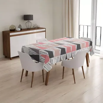 ubrus Sablio Ubrus Tříbarevné jehlany - 90x90 cm