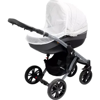 moskytiéra na kočárek Moskytiéra na kočárek New Baby Basic bílá