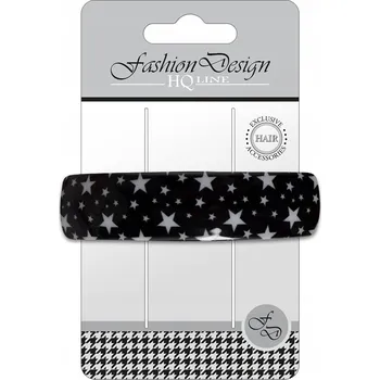 TOP CHOICE Automatická sponka do vlasů - lesklé vzory (28540) 1 ks - mi