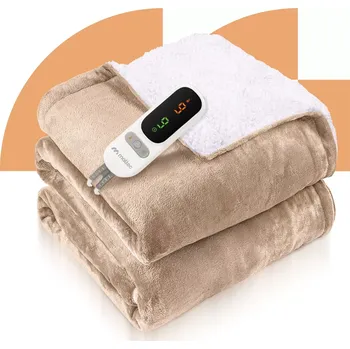 Elektrická vyhřívaná deka CozyHeat 160 W béžová