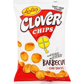 Chips Chipsy s BBQ příchutí Clover 85 g - Leslie