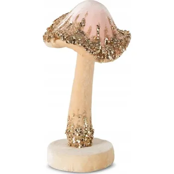 Vánoční dekorace VÁNOČNÍ DEKORACE 2 KS K DEKORACI NA STROMEČEK 332A 12x11x24 RŮŽOVÁ